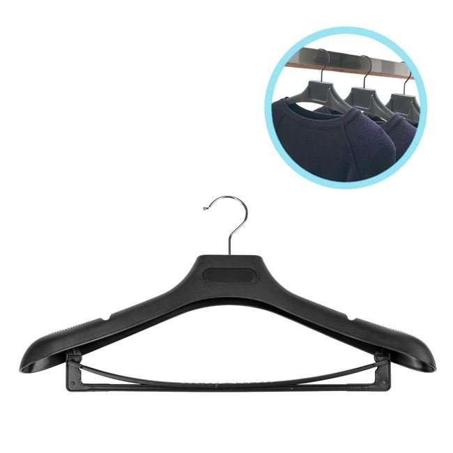 Umeras pentru Paltoane - Costume Negru 44x25cm