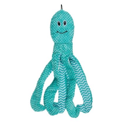 Jucarie Caracatita Turcoaz din Plus pentru Caine 43cm