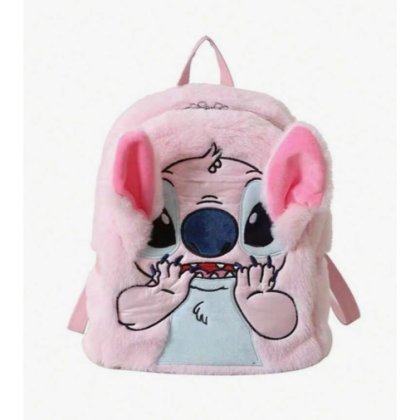 Ghiozdan pufos VICTINY ® roz, 24 cm