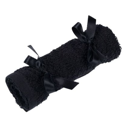 Prosop din Bumbac Negru 30x30cm