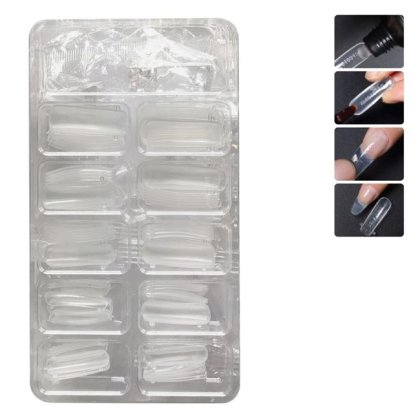 Tipsuri Reutilizabile Acrygel & 5 Clips - 100buc