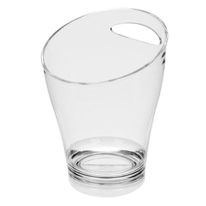 Frapiera Acrilica Transparenta cu Maner Ø18.5x25cm