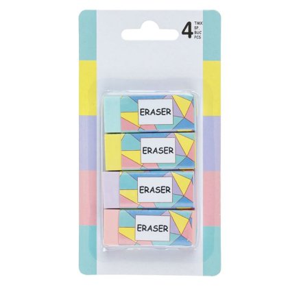 Radiere de Diferite Culori Pastel - 4buc