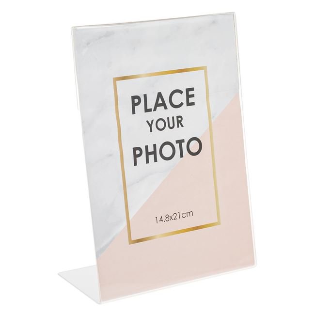 Rama Foto Decorativa Transparenta 14.8x21cm