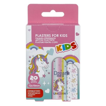 Plasturi pentru Copii Unicorn - 20buc