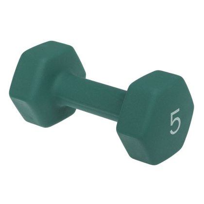 Greutate Neoprene Verde Pastel Hexagonala 5kg