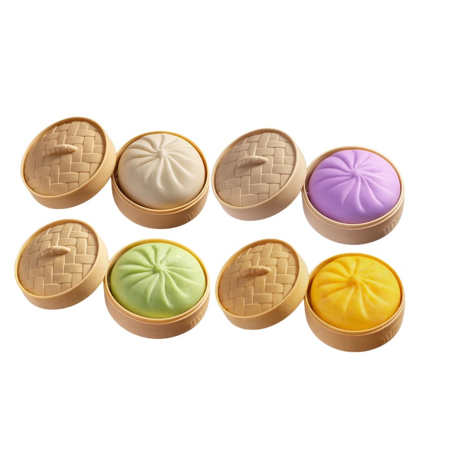 Set 4 mingi de stres tip chifle aburite, jucarii interactive copii, moale