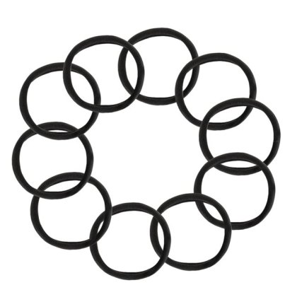 Elastice Par Frotte Negre pentru Femei - 10buc