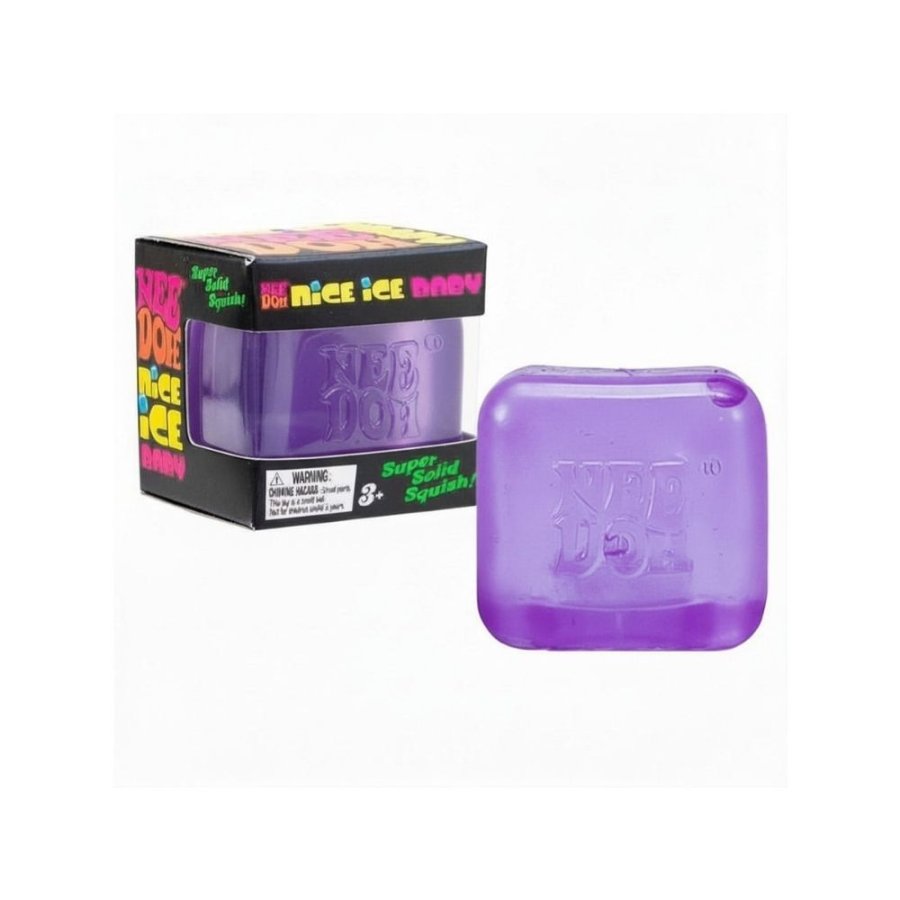 Jucarie cub de gheata antistres NeeDoh, 2.5cm MOV