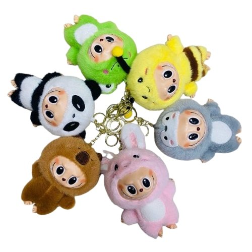 Jucarie de plus Breloc Labubu Monstrii animalute VICTINY® 15 cm