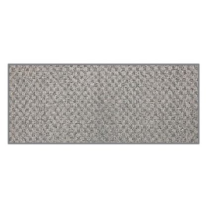 Covor Traversa Gri cu Model 130x80cm