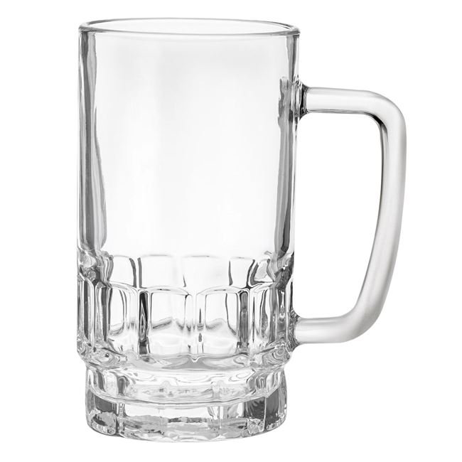 Halba de Bere din Sticla cu Maner 550ml