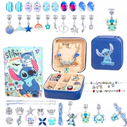 Set de bratari charms, 27 elemente, multicolor, 10 x 10 cm