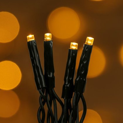 Instalatie de Lumini cu 20 Becuri LED cu Baterii 1.9m - Alb Extra Cald
