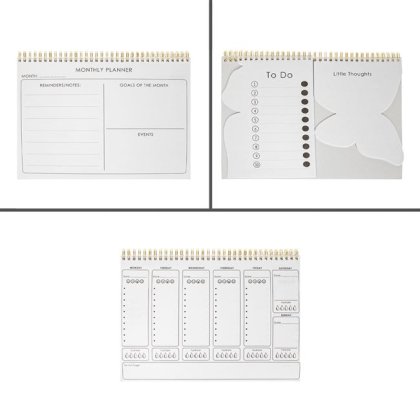 Canetel Notite Memo Pad cu 3 Subiecte Coperta cu Model Abstract - 40F