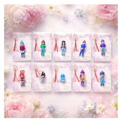 Set 10 Martisoare Fete Multicolor, VICTINY®