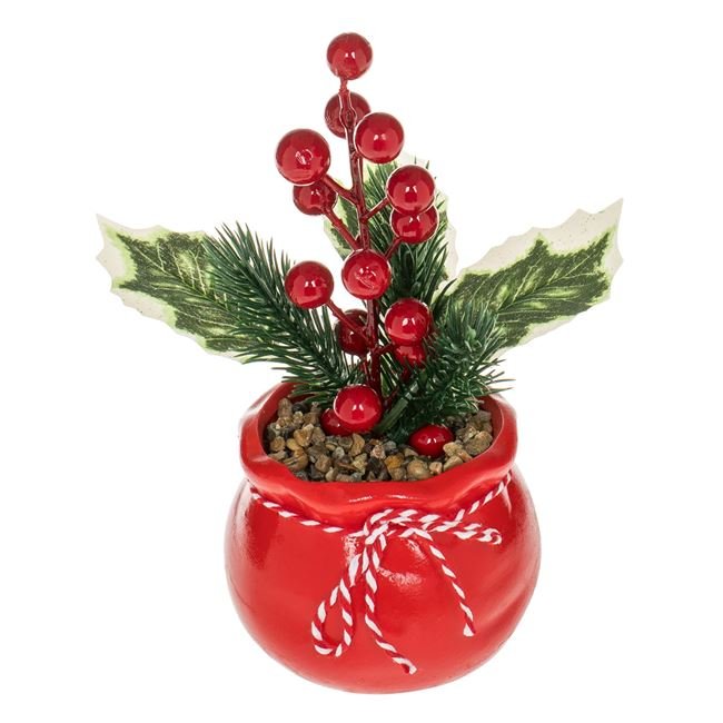 Ghiveci Decorativ Ceramic Om de Zapada Crenguta de Vasc Pin Ø9x20cm