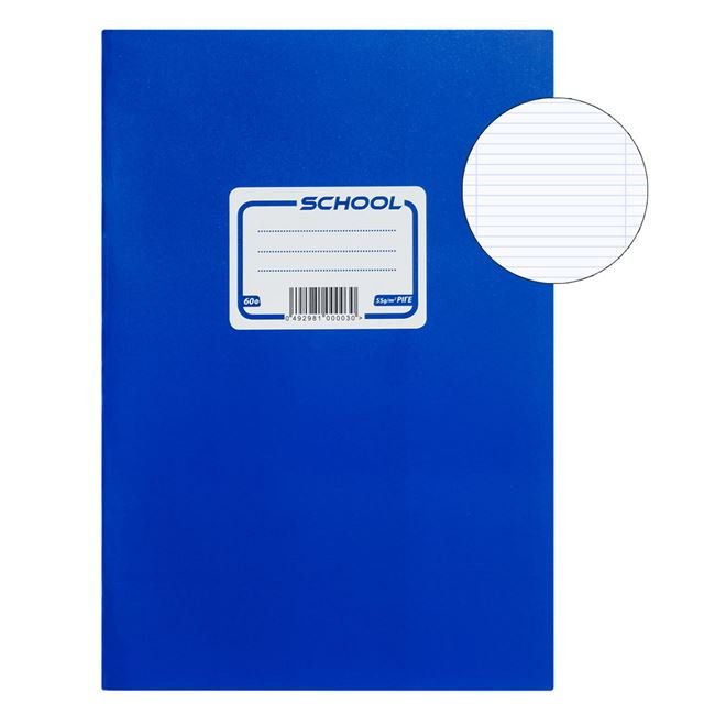 Caiet A5 Dictando cu Coperta Albastra - 60F