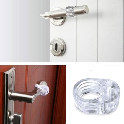 Inel de Protectie Transparent pentru Maner Usa - 2buc