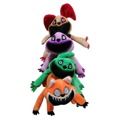 Set 4 critters breloc plush + set 4 bratari criters metal VICTINY ® 15 / 15