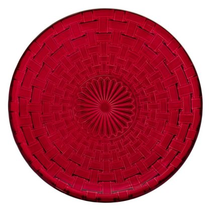 Farfurie Rosie din Sticla pentru Desert Ø15cm