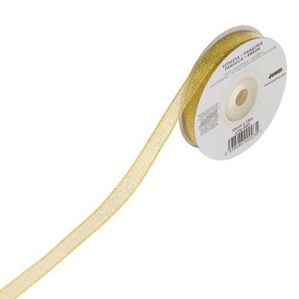 Panglica Aurie Metalizata 15m x 10mm