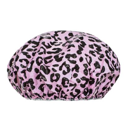 Casca Dus din Plastic Roz Animal Print - 3buc