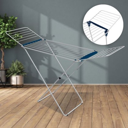 Uscator Metalic Alb pentru Rufe 177x55x93cm