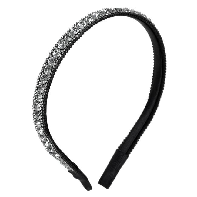 ​Coronita Par Subtire cu Pietre Transparente & Strass pentru Femei