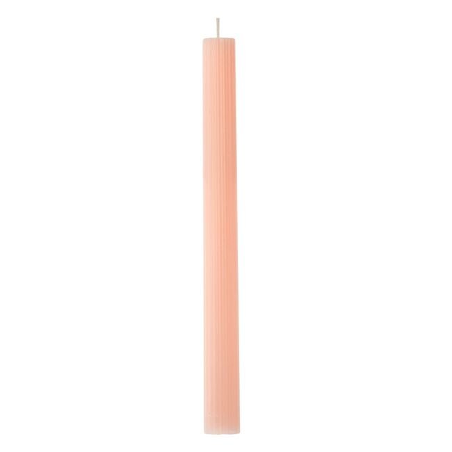 Lumanare Parfumata Somon cu Dungi pentru Sfesnic Ø2x23cm