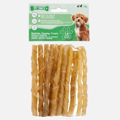 Recompense Caini Sticks Twist Natural - 14buc
