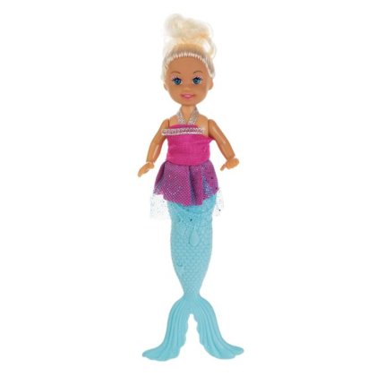 Papusa Manechin Mini Sirena cu Scoica 21cm