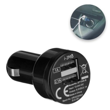 Incarcator Auto Negru 3.1A cu 2 Porturi USB