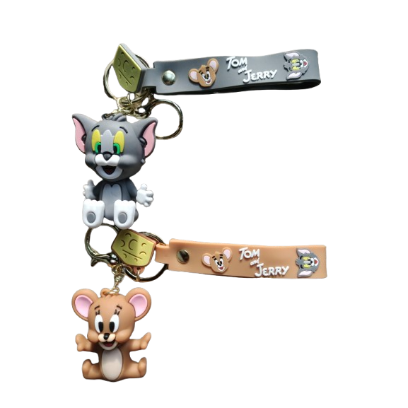 Breloc pentru Chei VICTINY® Ghiozdan, Geanta, Penar, model Tom si Jerry 3