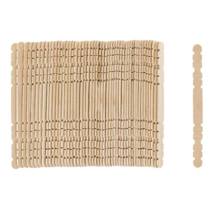 Betisoare Inter Conectabile de Culoare Naturala pentru Creatii 11x1cm - 50buc