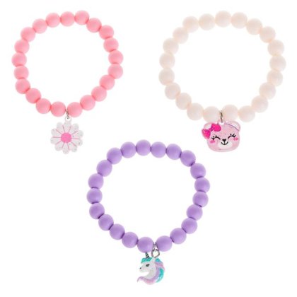 Bratari cu Margele Mici Mate Ursulet Margareta Unicorn - 3buc