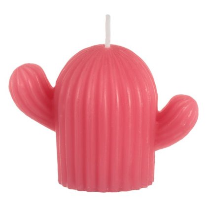 Lumanare Mini in Forma de Cactus Roz Portocaliu Lila Ø3.5x5cm