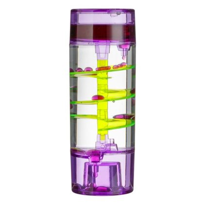 Clepsidra din Plastic Cilindrica cu Lichid Colorat Ø5x15cm
