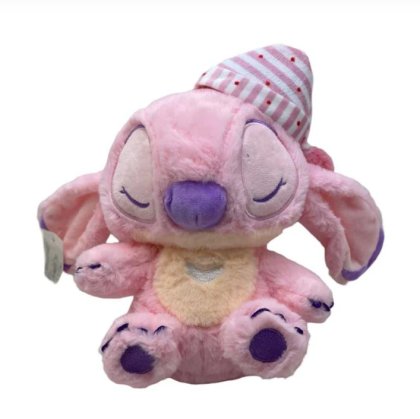 Jucarie interactiva Lilo&Stitch roz, VICTINY, cu sunete si lumini, pentru bebelusi, 1 an