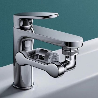Extensie Metalica Rotativa 3D pentru Robinet 9.5x4cm