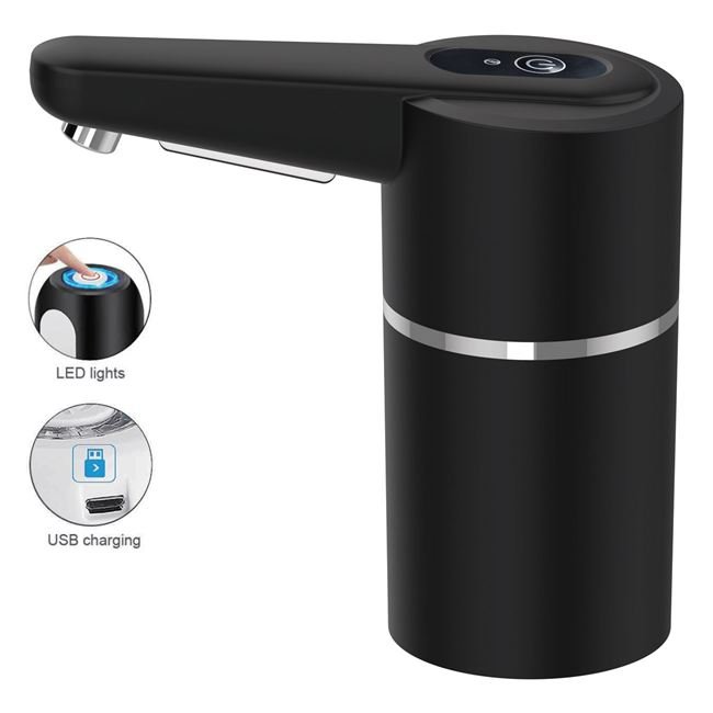Pompa Electrica cu Buton Tactil Dozator pentru Bidon de Apa