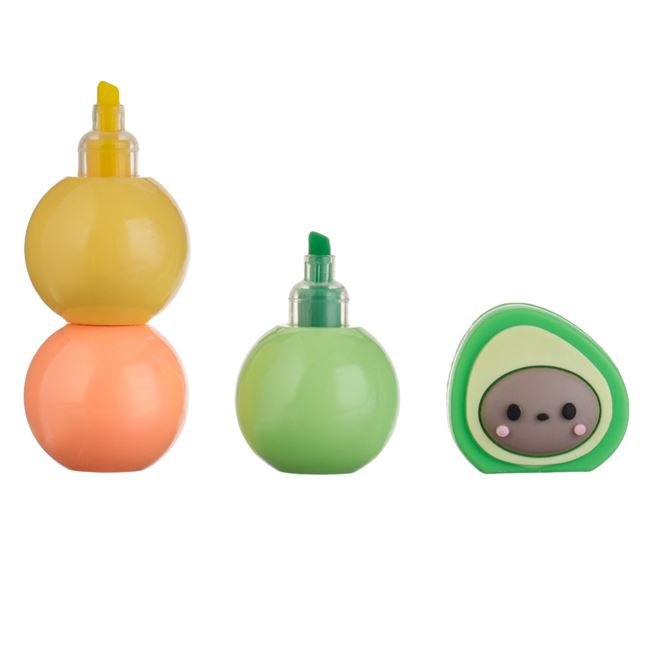 Evidentiatori Fancy Avocado 3 Culori
