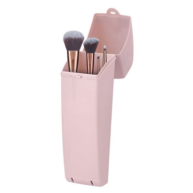 Cutie Organizer din Plastic Roz 5x5x20cm