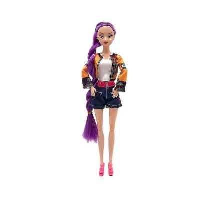 Set figurine K-POP Demon Hunter Girl Group, 3 personaje, 11 inch, multicolor