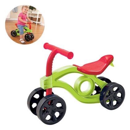 Bicicleta de Echilibru Rosie Verde Lime pentru Prescolari