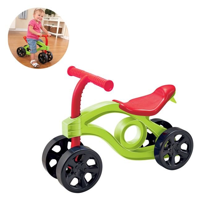 Bicicleta de Echilibru Rosie Verde Lime pentru Prescolari