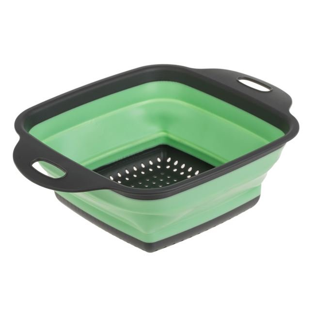 Strecuratoare Pliabila din Plastic Gri Verde Lime 24x18cm