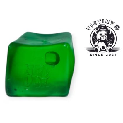 Jucarie interactiva VICTINY ® ICE CUB GREEN, squishy, culoare random, antistres, anxietate, depresie si multe alte afectiuni de zi cu zi, ale copiilor cat si ale adultiilor