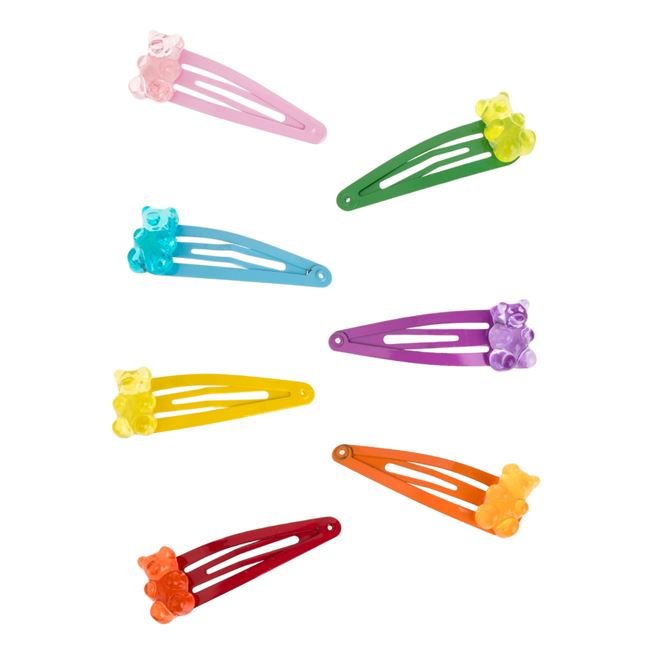 Set Clame Par Metalice Colorate cu Ursuleti 3D pentru Copii 4.5m - 7buc