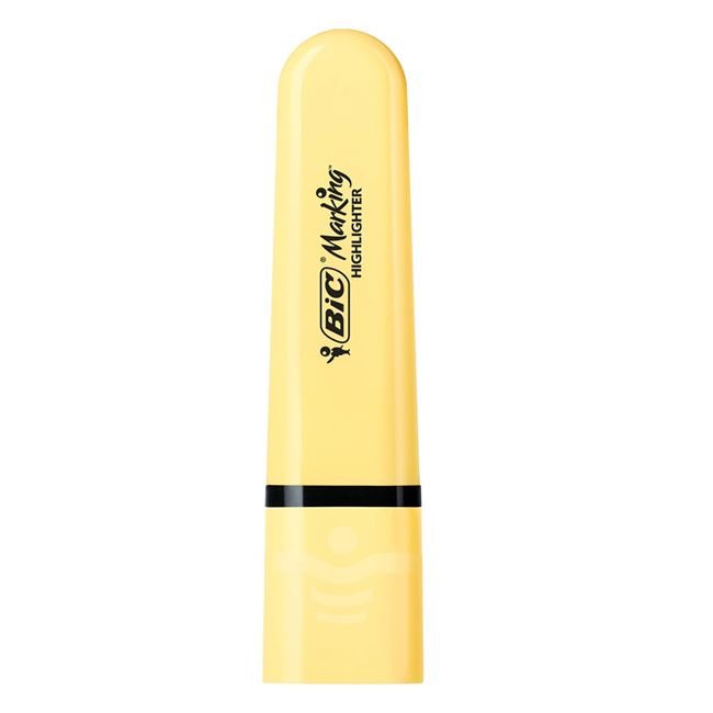 Evidentiator BIC Galben Pastel
